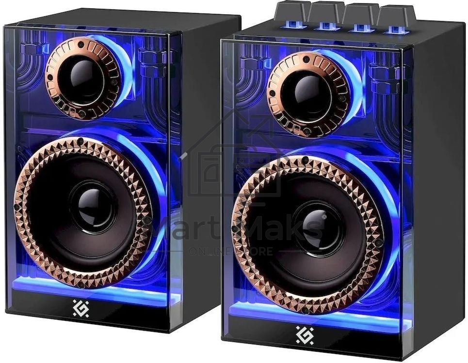 Акустическая система 2.0 Defender Futuro 20 Вт, BT/USB/TF/AUX/2400мА*ч 1