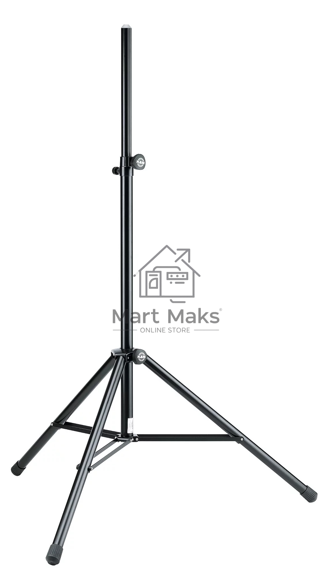 Стойка для акустической системы K&M 21460-009-55 высота от 1375 до 2185 мм, диаметр трубы 35 мм, зажимной винт и стопорная накладка, материал - алюминий, цвет черный