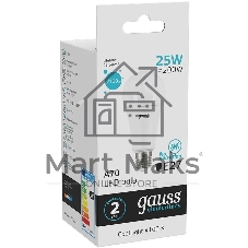 Лампа светодиодная Gauss LED Elementary A67 25W E27 2100lm 4100K 1/10/50 0