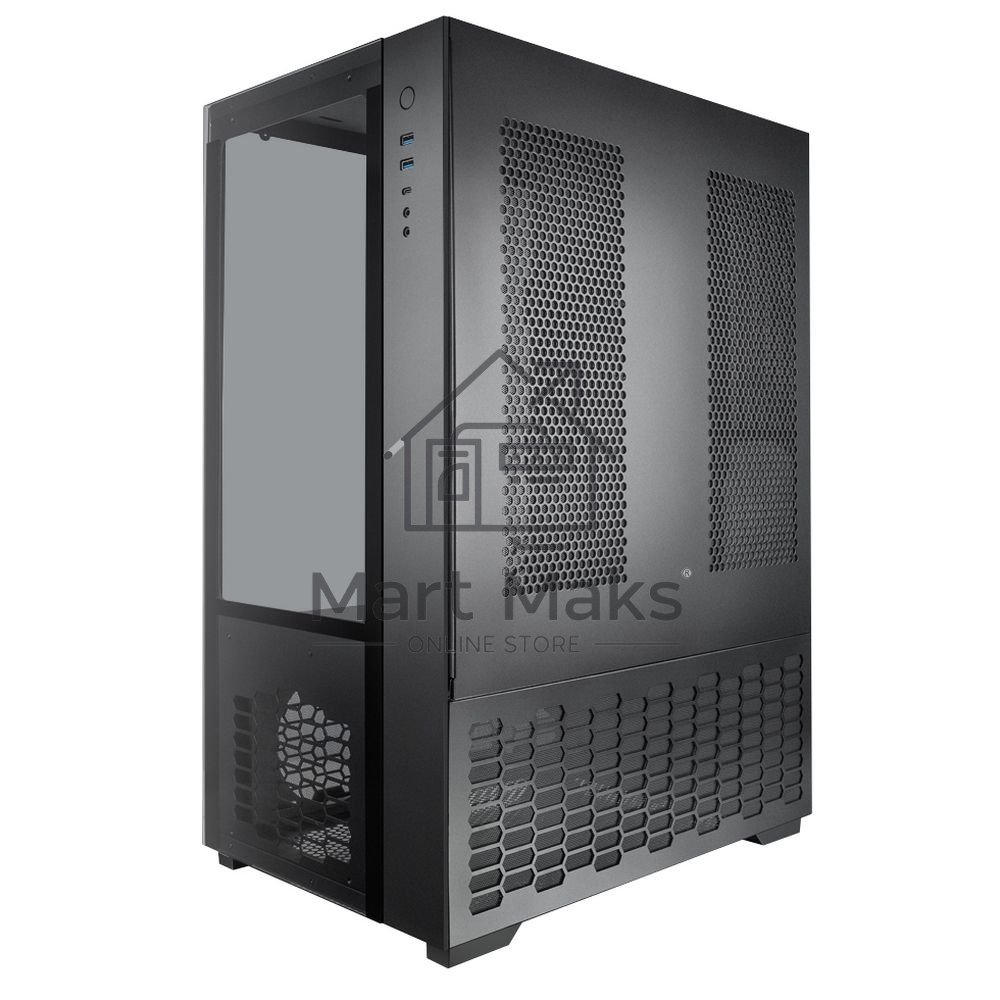 Компьютерный корпус Raijintek PAEAN PREMIUM 0R20B00208, black, Aluminum, ATX/MICRO ATX/MINI-ITX, USB3.0x2, Type Cx1, HD Audiox1