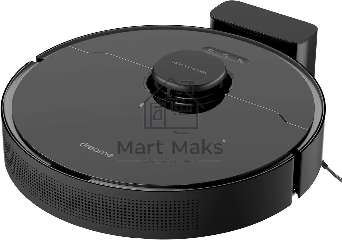 Робот-пылесос Dreame RLS6A D10S Pro черный, 46 Вт, 5200 мАч Li-Ion, уборка сухая/влажная, пылесборник контейнер 0.57 л