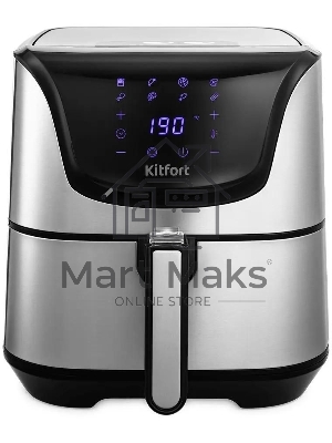 Аэрогриль Kitfort КТ-2232 серебристый/черный