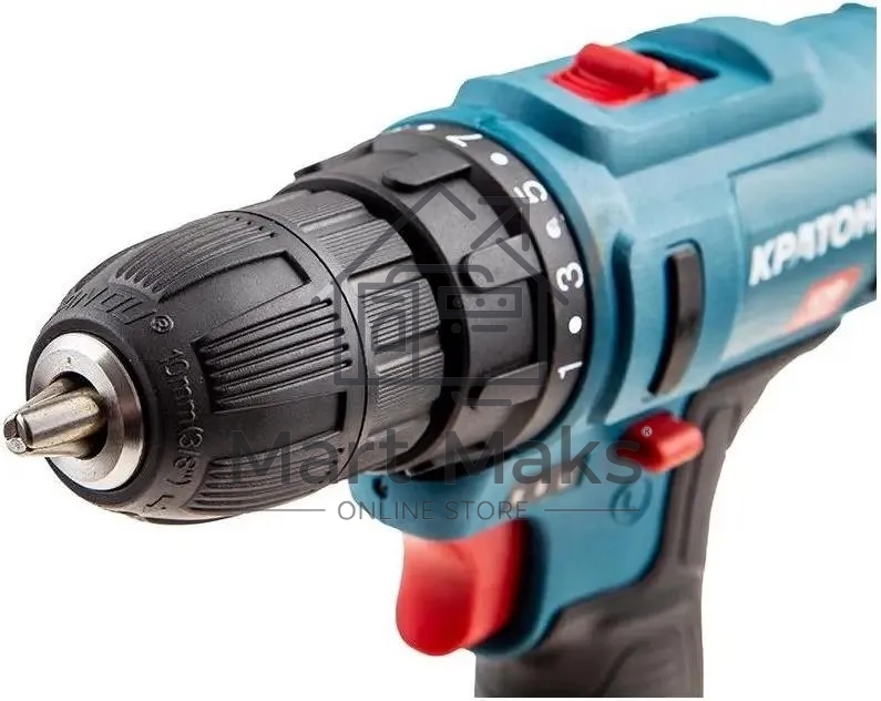 Дрель-шуруповерт аккумуляторная Кратон CD-12-Li-1,5