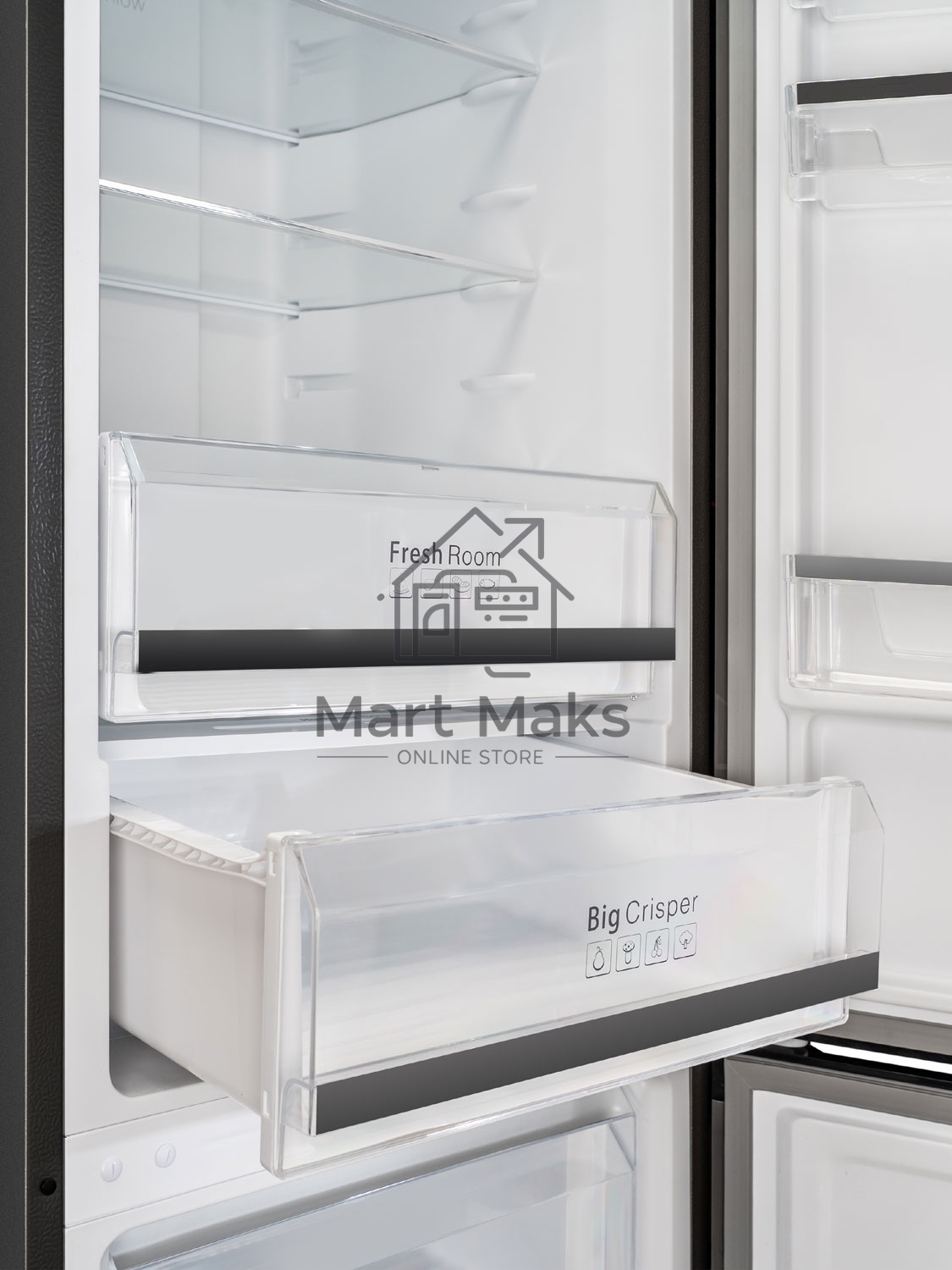 Холодильник DeLonghi DCS 19NFI BB DAMIANO белый двухкамерный 230/100л морозилка снизу, No Frost