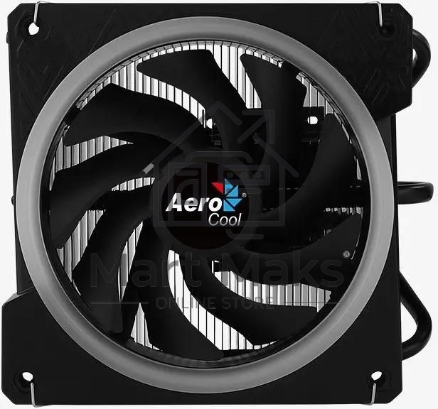 Кулер для процессора AeroCool/Formula Cylon 3H черный, 120 мм, алюминий, 1800 об/мин, 24.3 дБ, 4 pin, 125 Вт, 98 мм