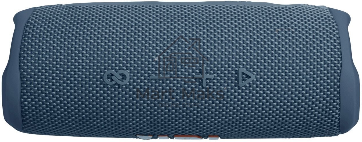 Портативная акустика JBL Flip 6 синий, Bluetooth 5.1, время воспроизведения 12 ч, емкость аккумулятора 4800 mAh, время заряда 2,5 ч, цвет синий