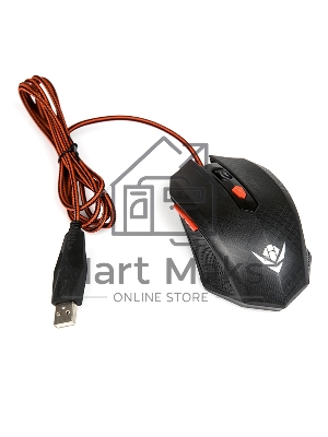 Мышь проводная Dialog Nakatomi MOG-08U черный, 2400 dpi, USB, кнопки - 6