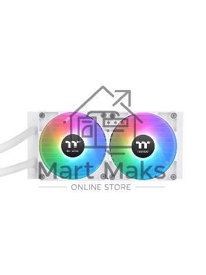 Система водяного охлаждения Thermaltake TH240 V2 Snow ARGB Soc-AM5/AM4/1200/1700/1851 белый 4-pin 25.8dB Al+Cu Ret (CL-W364-PL12SW-A)