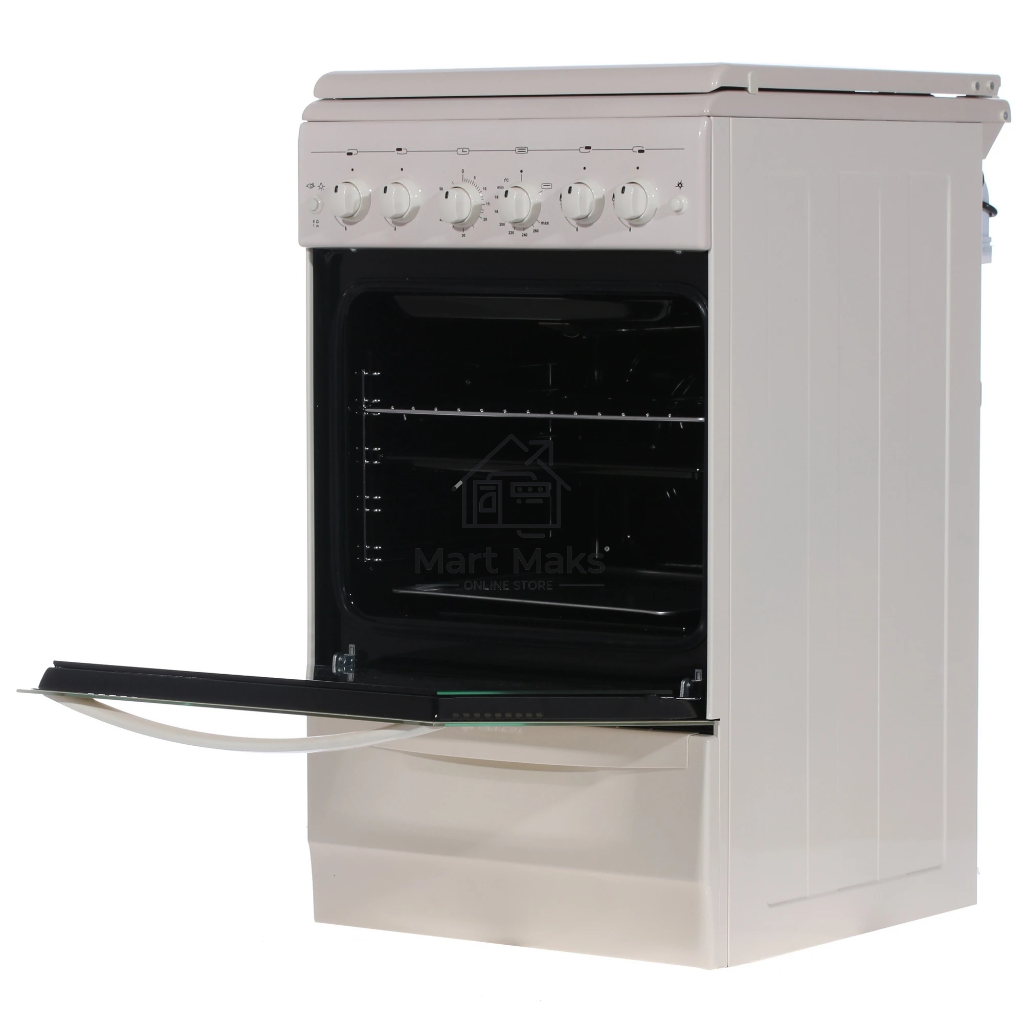 Плита газовая Gefest ПГ 5100-02 0167 бежевый, конфорок 4 шт, духовка 52 л, 50 см x 85 см x 58.5 см