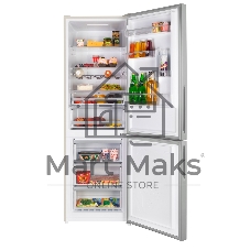 Холодильник Maunfeld MFF185NFBG Matt Inverter бежевый двухкамерный 240/100л морозилка снизу, No Frost