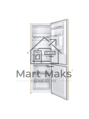 Холодильник Maunfeld MFF185SFBG бежевый двухкамерный 211/104л морозилка снизу