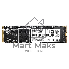 Накопитель SSD QUMO Novation, 512Gb, PCIe 3.0 x4, M.2 2280, NVMe, R/W 3100/2000 OEM