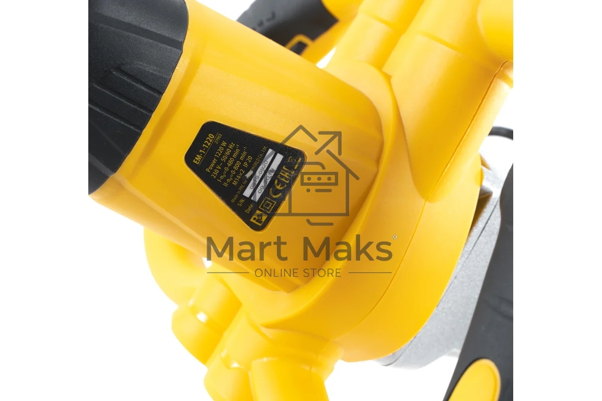 Миксер строительный Denzel EM-1-1220 1220 Вт 0-480/0-800 об/мин 27903