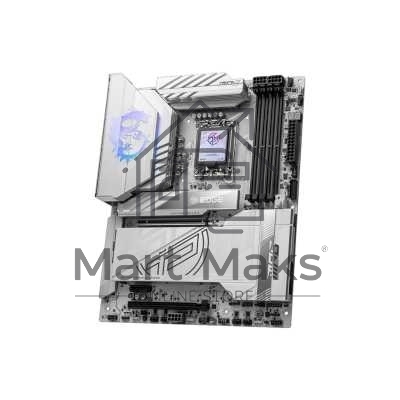 Материнская плата MSI MPG Z890 EDGE TI WIFI, LGA 1851, Intel Z890, 4xDDR5, 4xSATA, 5xM.2, 1xPCIe 5.0 x16, 1xPCIe 4.0 x4, 1xPCIe x1, 1xHDMI, 1x5Gb LAN, 1xUSB-A 2.0, 4xUSB-A 3.2 Gen 1, 4xUSB-A 3.2 Gen 2, 1xUSB-C 3.2 Gen 2, 2xUSB-C TB4, 2x3.5 мм, 7.1, ATX