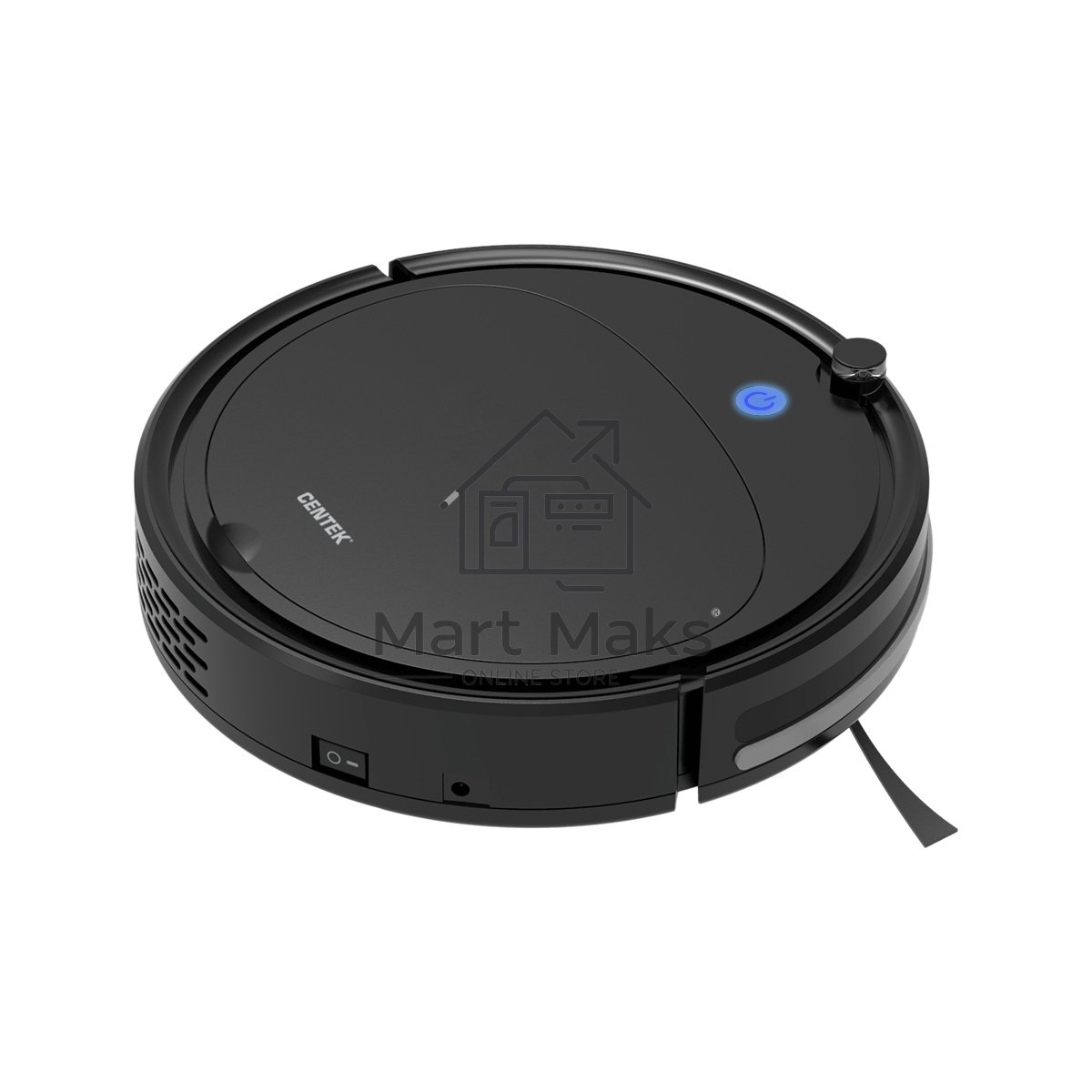 Робот-пылесос Centek CT-2701 черный, 25 Вт, 2000 мAч Li-Ion, уборка сухая/влажная, пылесборник контейнер 0.22 л