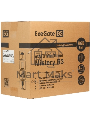 Компьютерный корпус Minitower ExeGate Mistery R3-NPX450