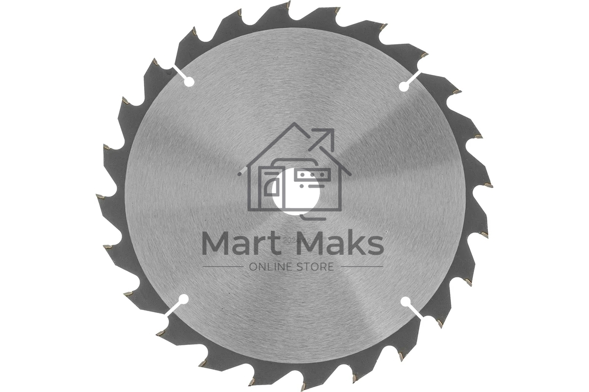 Пильный диск по дереву Denzel ф250 х 30 мм, 24 зубьев 733567