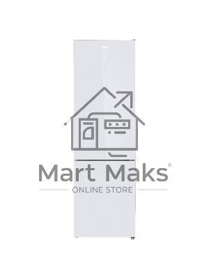 Холодильник Korting KNFC 62370 GW белое стекло двухкамерный 257/94л морозилка снизу, No Frost