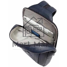 Рюкзак слинг Piquadro Russel CA6764W137/BLU синий