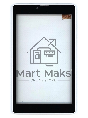 Сенсорное стекло (тачскрин) для Irbis TZ737, черное с рамкой