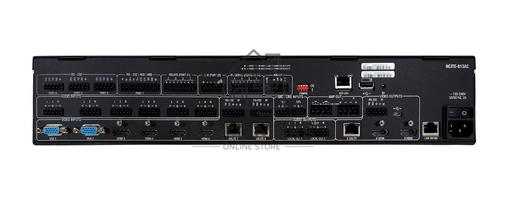 Презентационный коммутатор FG1901-16-EK AMX NCITE-813AC 8x1:3 4K60, встроенный усилитель и контроллер