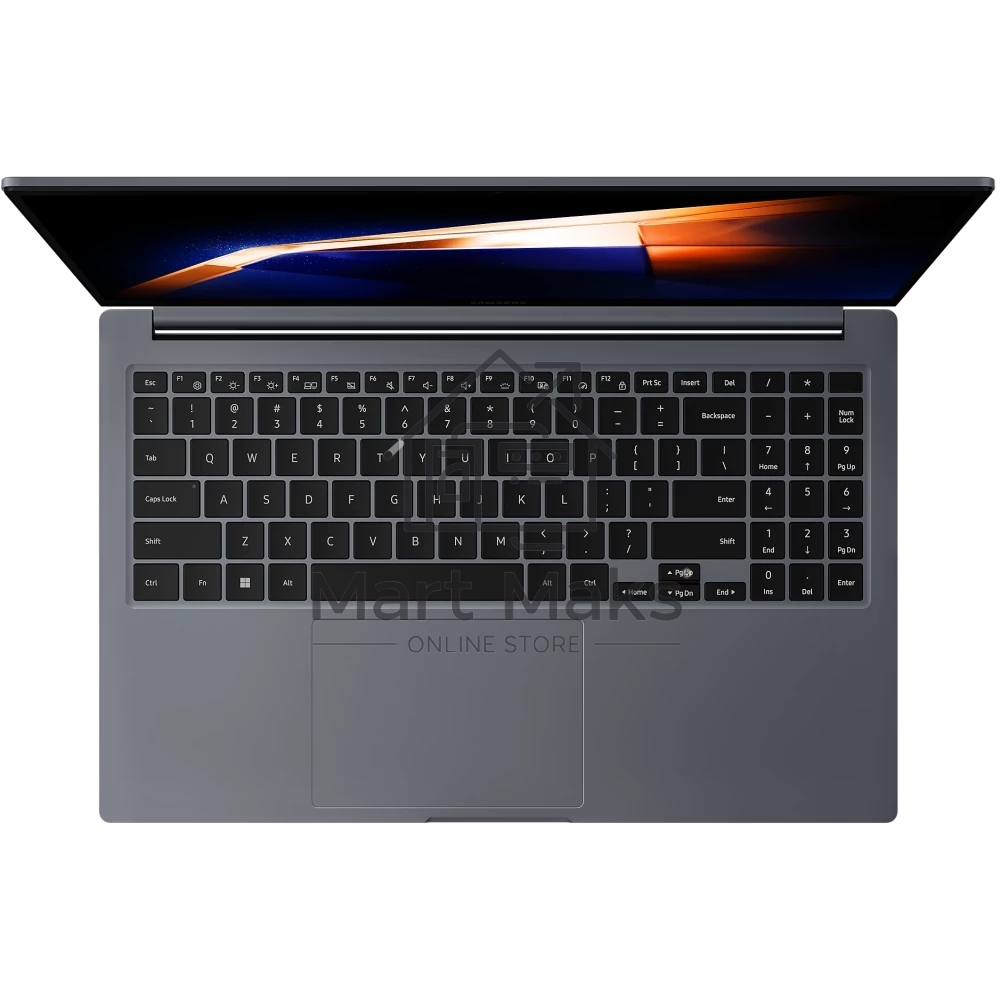 Ноутбук Samsung Galaxy Book 4 NP750 i5-1335U 16Gb SSD 512Gb Intel Iris Xe Graphics 15,6 FHD IPS Cam 54Вт*ч Win11SL(ENG) KBD RU\ENG Серый NP750XGJ-LG2IN