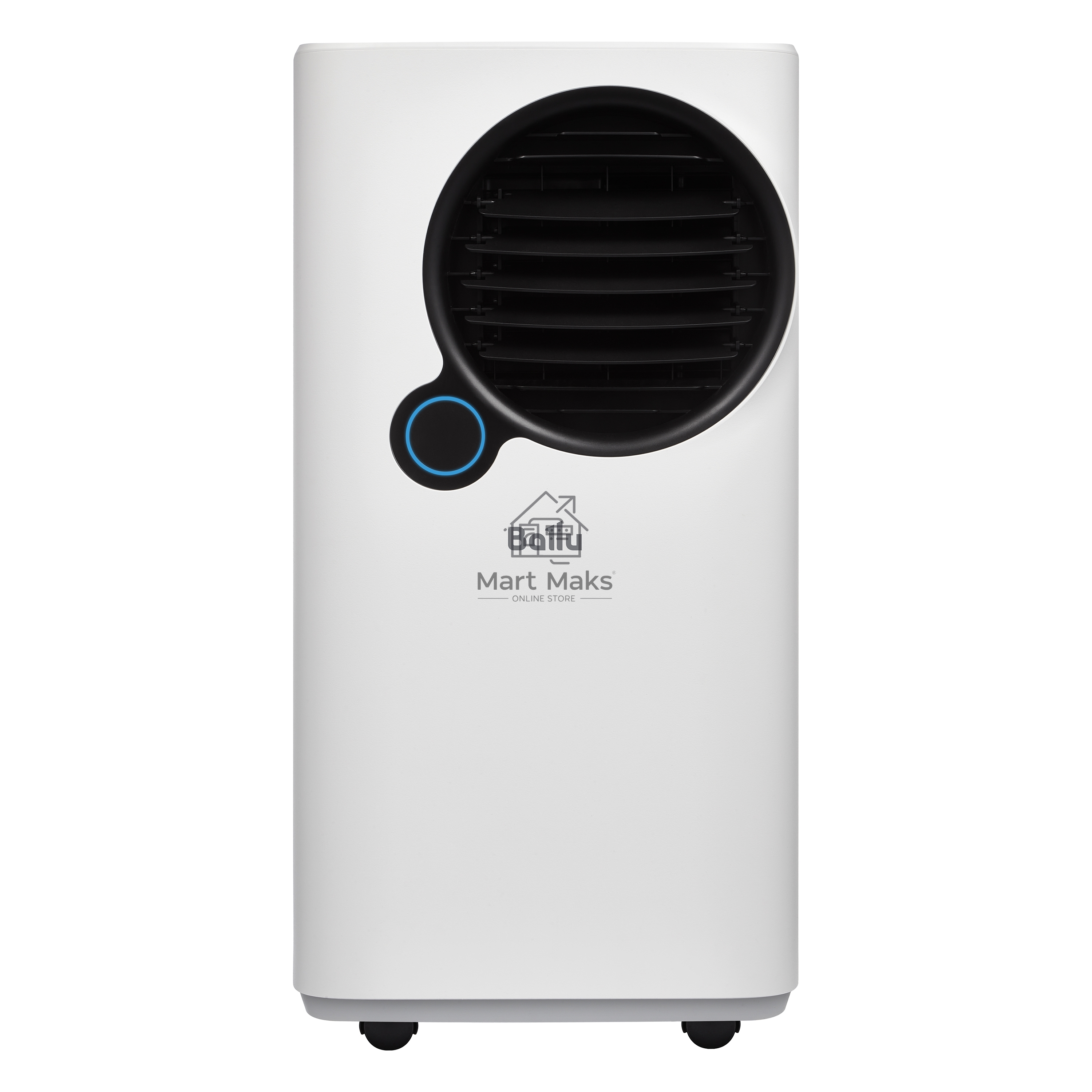 Кондиционер мобильный Ballu Eclipse BPAC-07 EPW/N6 7000 BTU, 18 м², 50 дБ, охлаждение, осушение, белый