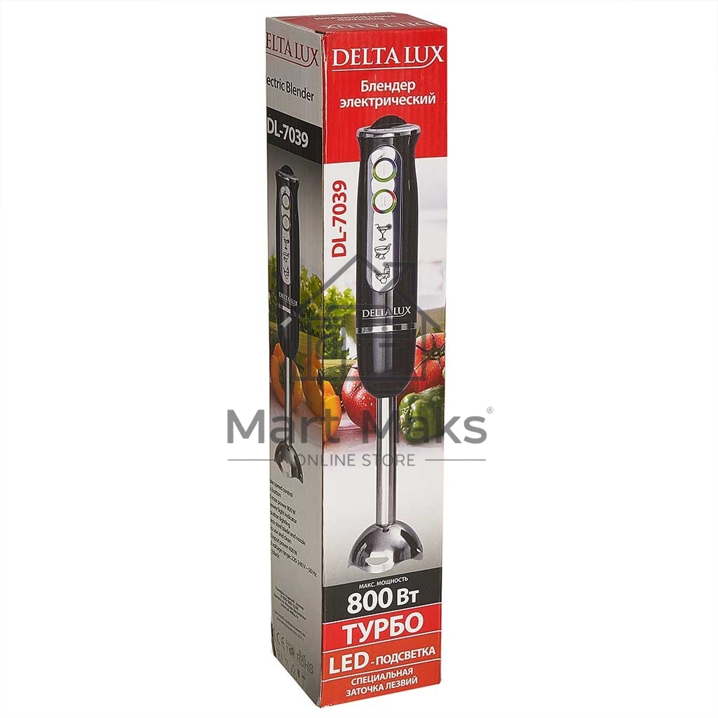Блендер Delta LUX DL-7039 черный