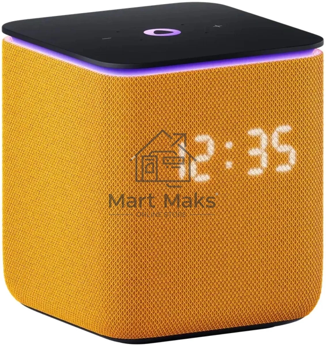 Умная колонка Яндекс Станция Миди, 24Вт, с экраном, 2 динамика, Wi-Fi, BT5.0, Zigbee, Алиса, оранжевый