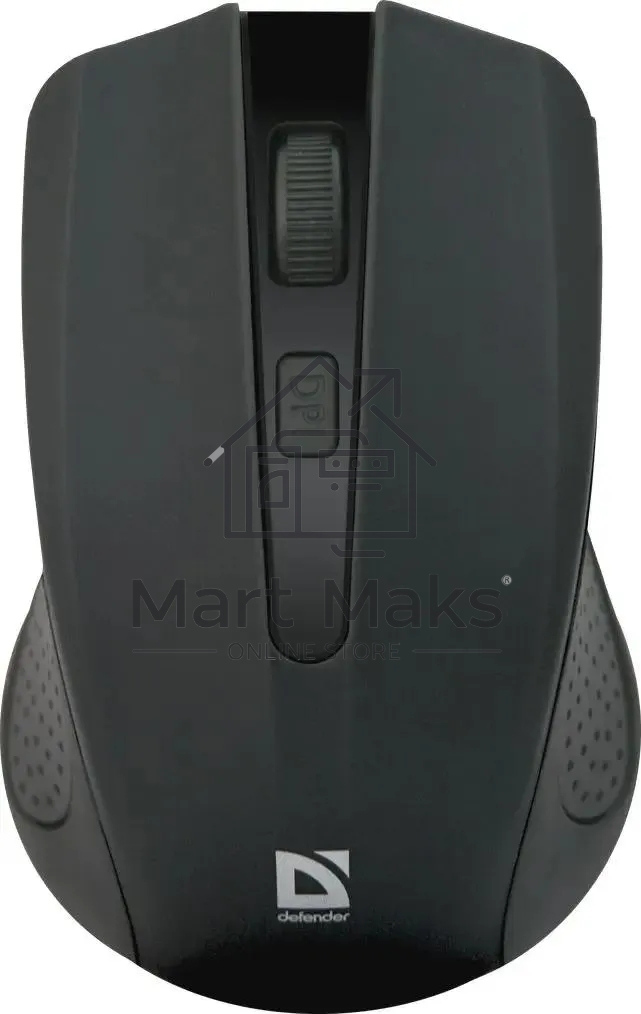 Мышь беспроводная Defender Accura MM-935 черный, 1600 dpi, радиоканал, USB, кнопки - 4