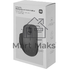 Мышь беспроводная Xiaomi Wireless Mouse Comfort Edition черный, 1200 dpi, радиоканал, USB, кнопки - 3