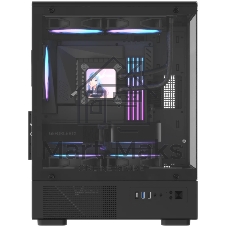 Корпус Formula Crystal Z1CM v2 черный без БП mATX 5x120мм 1xUSB3.0 audio bott PSU