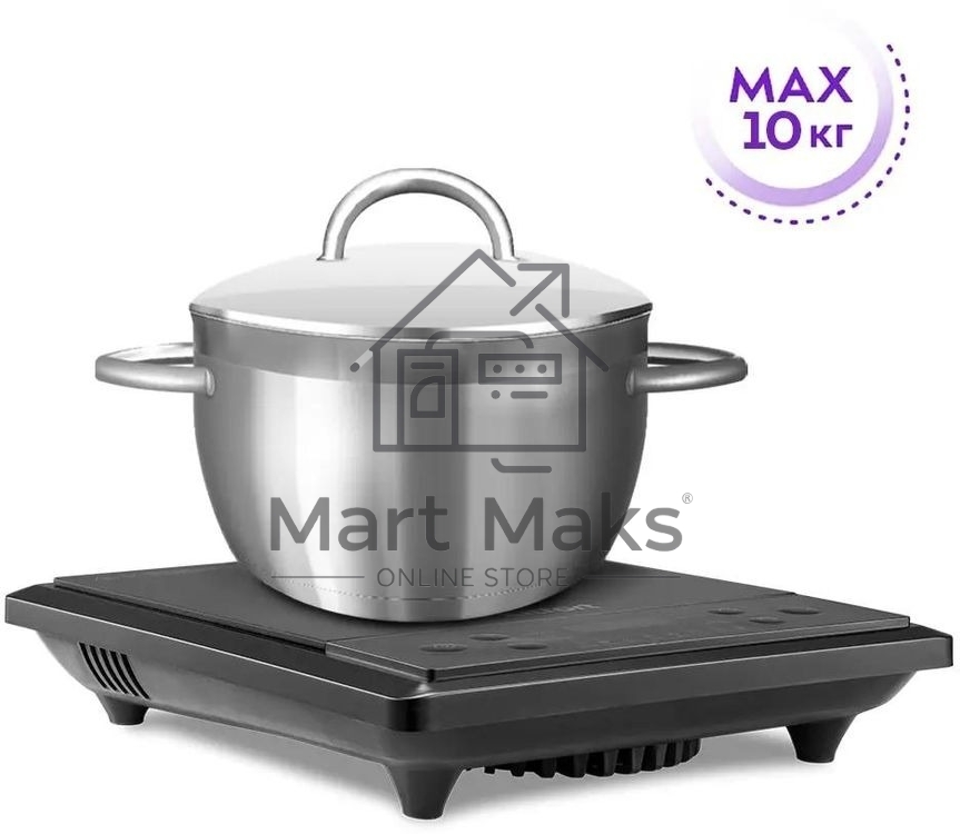 Плита Индукционная Kitfort КТ-158 черный стеклокерамика (настольная)