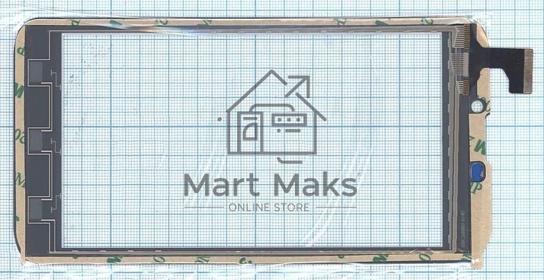 Сенсорное стекло (тачскрин) Explay Tab mini. белое