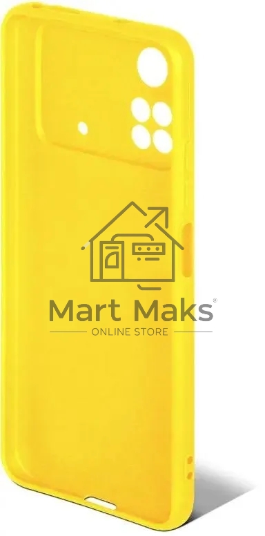 Чехол (клип-кейс) DF poCase-03 для Poco M4 Pro (4G) желтый