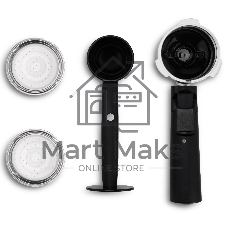 Кофеварка рожковая Vitek VT-1523(MC) черный/серебристый, исп. кофе - молотый, 1.5 л, 850 Вт, 15 Бар.