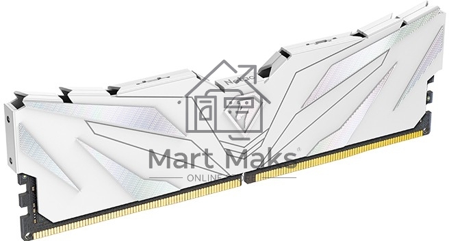 Оперативная память NETAC Shadow II, DDR5, 32GB (2x16 GB), 4800 MHz, CL40, DIMM, радиатор, белый