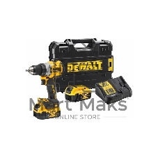 Дрель-шуруповерт аккумуляторная DeWalt DCD805P2T-QW, 18В, 2 АКБ, Кейс