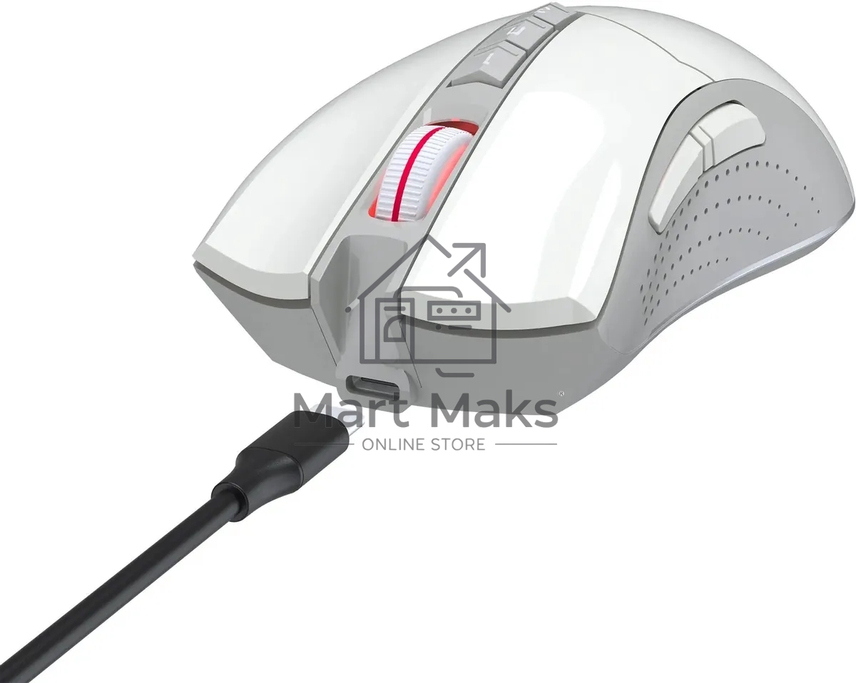 Мышь беспроводная A4Tech Bloody R90 Plus белый, 5000 dpi, радиоканал, USB, кнопки - 8