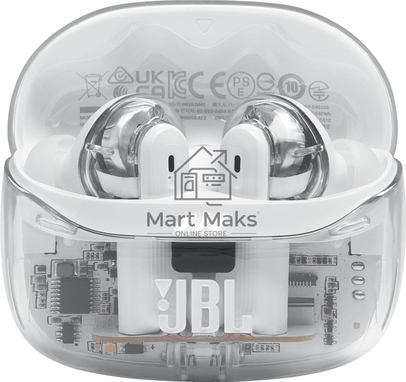 Наушники JBL Tune Beam 2 призрачно-белый