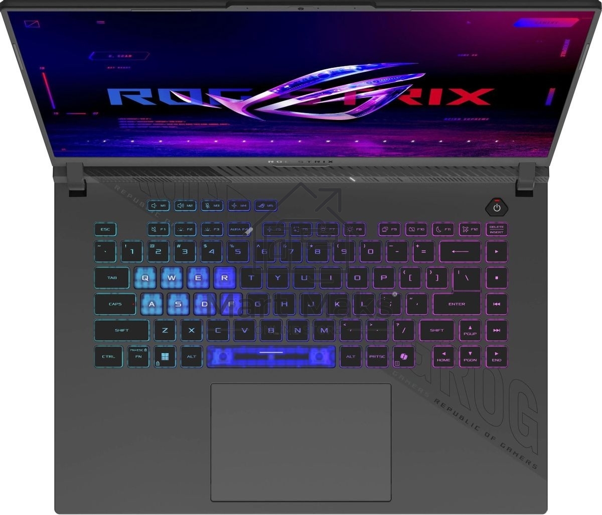 Ноутбук Asus ROG Strix G16 G614PP-S5063 Ryzen 9 8940HX 16Gb SSD512Gb NVIDIA GeForce RTX5070 8Gb 16