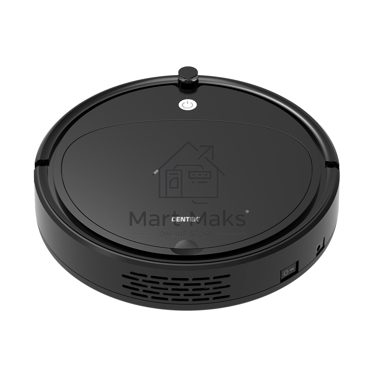 Робот-пылесос Centek CT-2701 черный, 25 Вт, 2000 мAч Li-Ion, уборка сухая/влажная, пылесборник контейнер 0.22 л