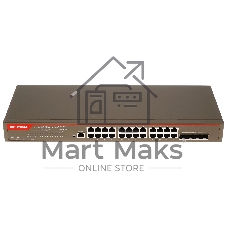 Коммутатор управляемый в стойку, 24*1Gbit RJ45, 4*SFP 10Gbit, console port IP-COM G5328X