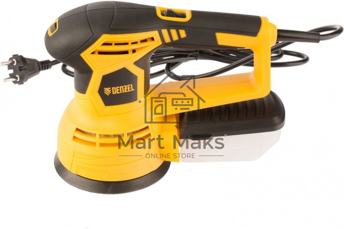 Машина шлифовальная орбитальная OS-125, 450 Вт, 6000-12000 об/мин Denzel