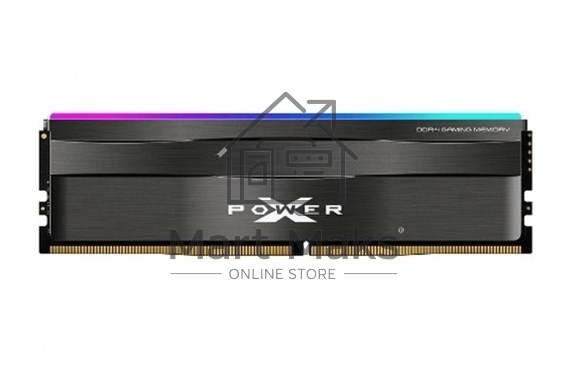Оперативная память Silicon Power XPower Zenith, DDR4, 8GB (1x8GB), 3200MHz, CL16, DIMM, с радиатором, RGB, серый