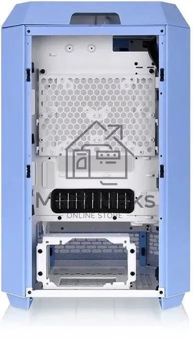 Компьютерный корпус Thermaltake The Tower 300 Hydrangea голубой без БП miniITX 8x120mm 6x140mm 2xUSB3.0 audio bott PSU
