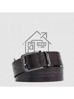 Ремень мужской Piquadro Blue Square CU6742B2/MON 125х3.5 см коричневый/черный натур.кожа