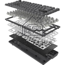 Клавиатура A4Tech Bloody MS76 проводная, USB Type-A, темно-серый