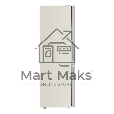 Холодильник Maunfeld MFF185NFBG Matt Inverter бежевый двухкамерный 240/100л морозилка снизу, No Frost