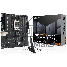 Материнская плата ASUS TUF GAMING A620M-A PLUS WIFI, AM5, AMD A620A, 4xDDR5, 4xSATA, 2xM.2, 1xPCIe 4.0 x16, 1xPCIe 3.0 x1, 1xHDMI, 2xDP, 1x2.5Gb LAN, Wi-Fi 6, Bluetooth 5.3, 2xUSB-A 10Gbps, 4xUSB-A 2.0, 3x3.5 мм, 7.1, mATX